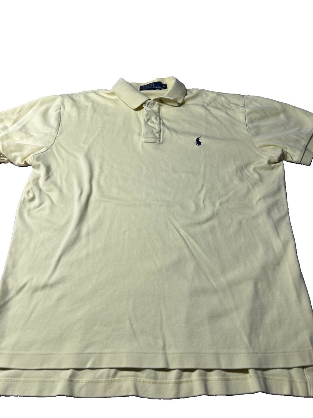 Ralph Lauren Men's Yellow Polo Shirt Size M